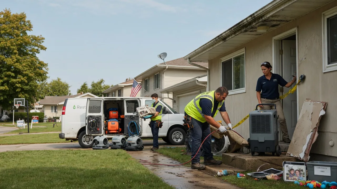 Water Damage Restoration in Markleville, IN near me
